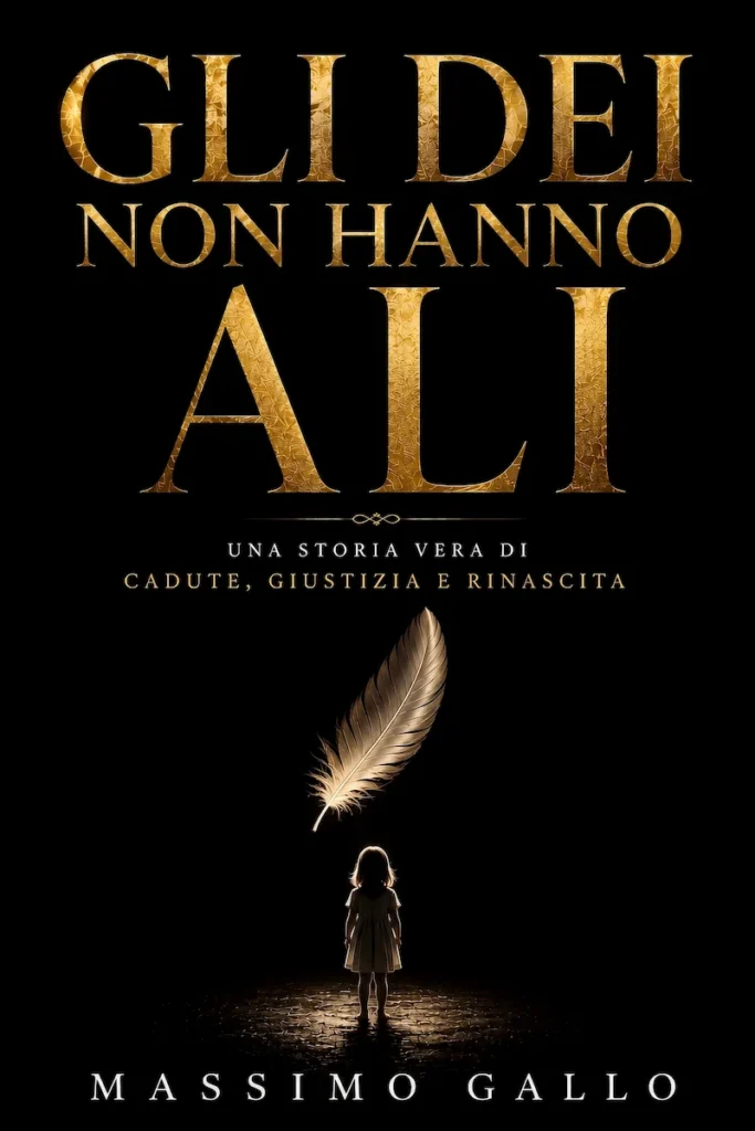 Copertina del romanzo thriller psicologico GLI DEI NON HANNO ALI di Massimo Gallo.